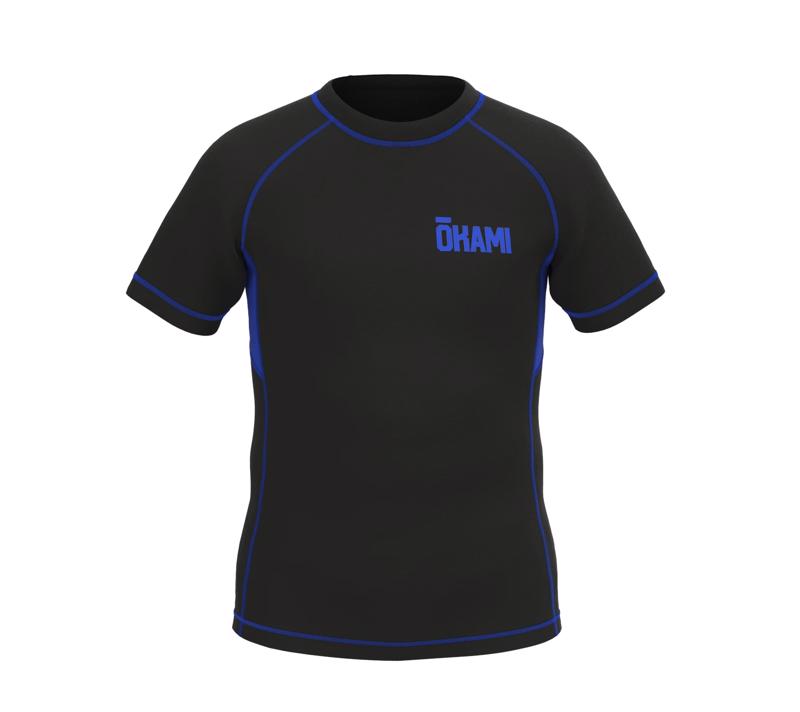 Okami Kids GRAPPLINO RASHGUARD - BLACK/BLUE